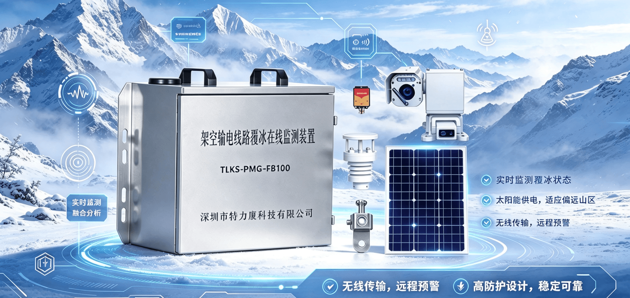 以"数据哨兵"筑牢冰雪防线:特力康架空输电线路覆冰监测装置落地河南供电公司